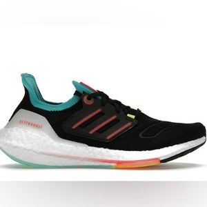 Adidas Women’s Ultraboost 22 Running Shoe in Black/Turbo/Mint Rush